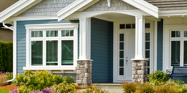 House with Vinyl Siding